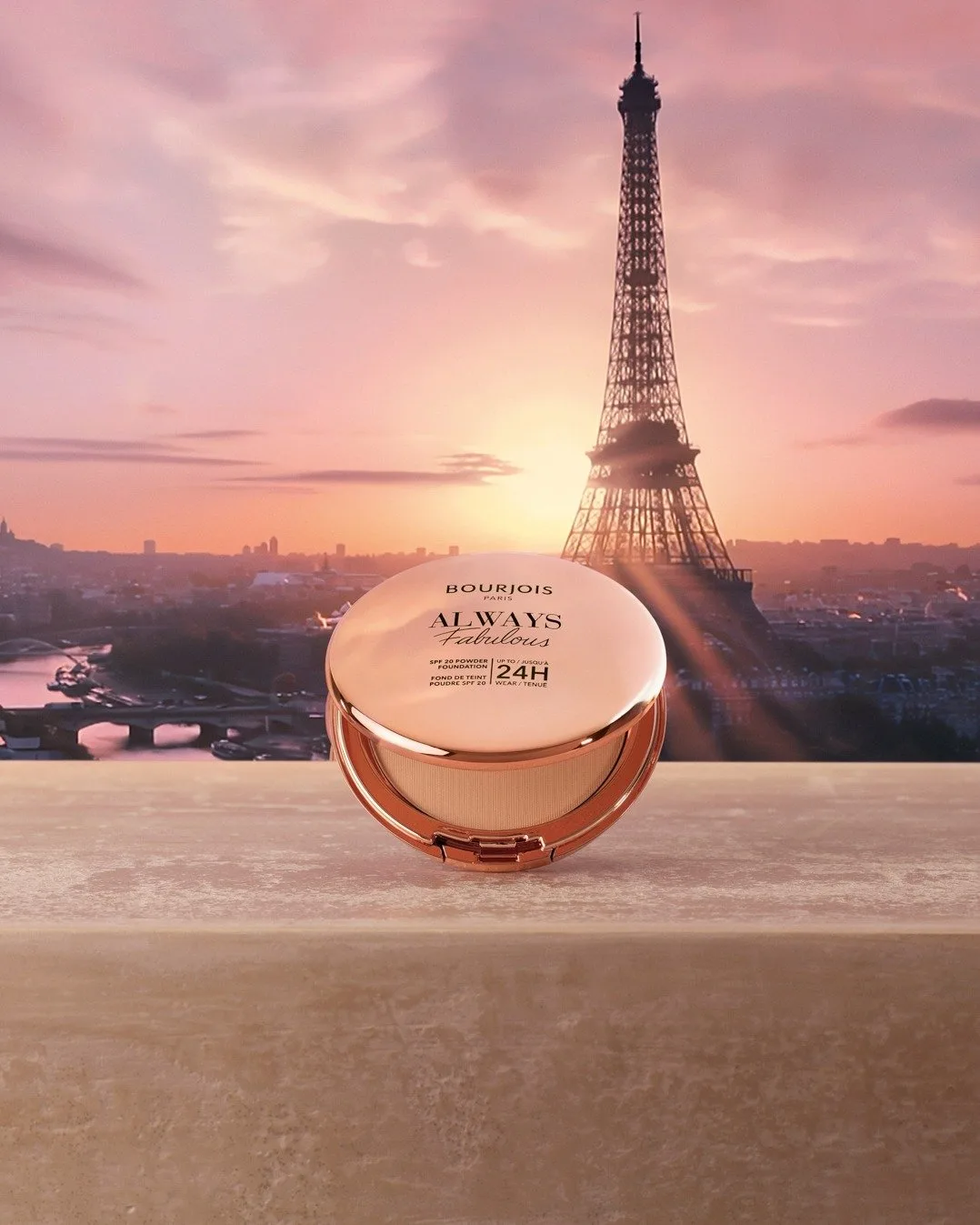 Always Fabulous foundation Bourjois packaging by Highlight London