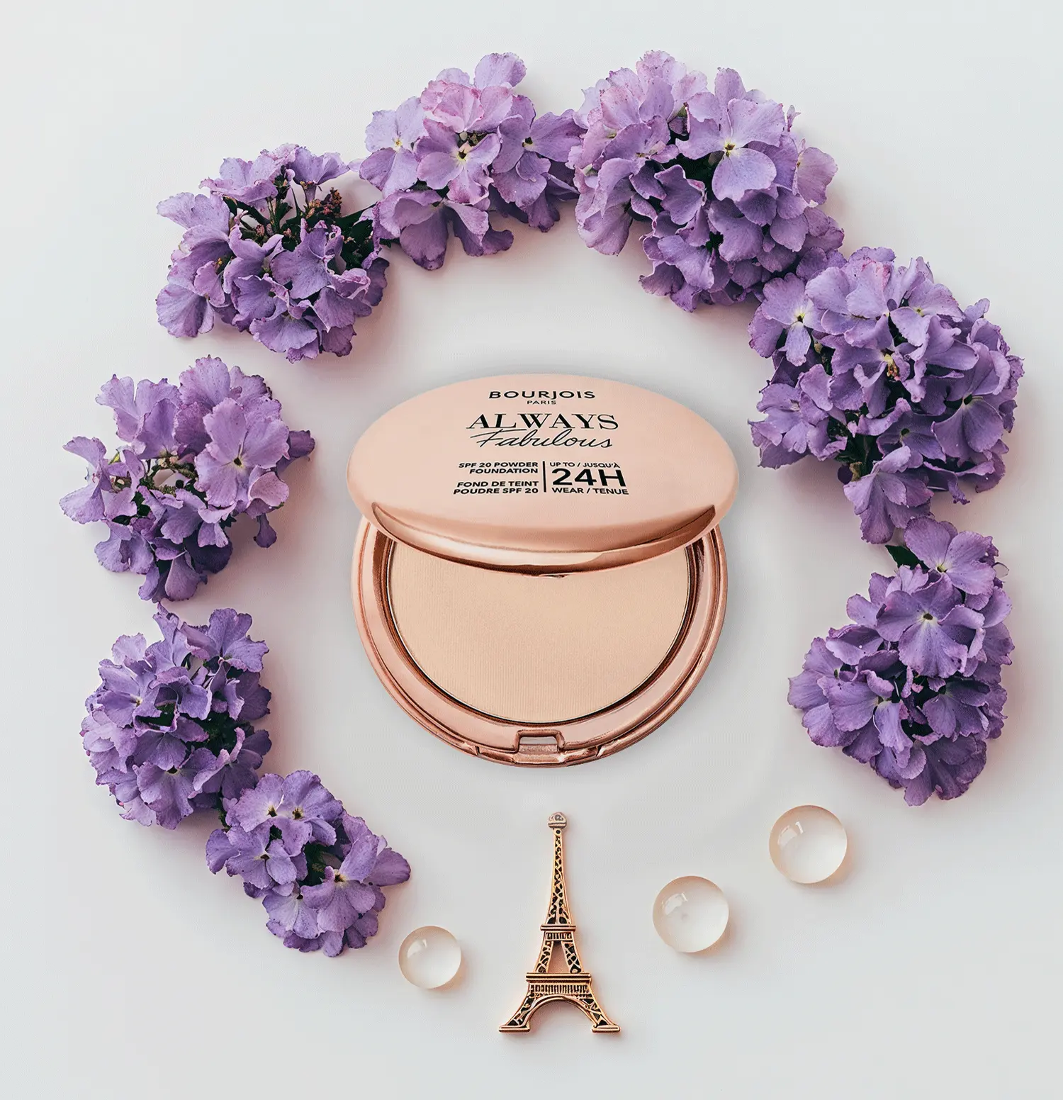 Always Fabulous foundation Bourjois packaging by Highlight London