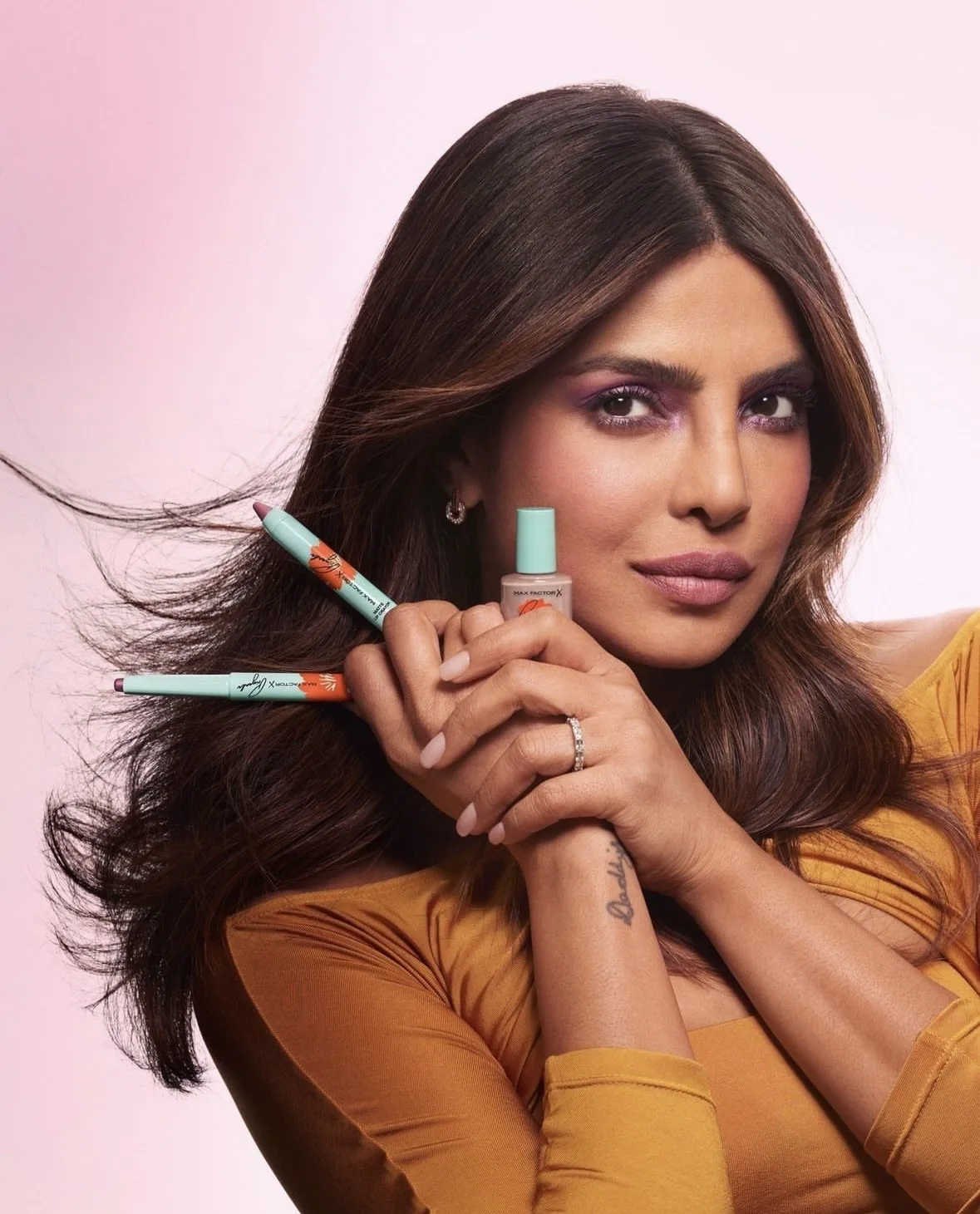 Priyanka Chopra Birthday collection Max Factor packaging by Highlight London