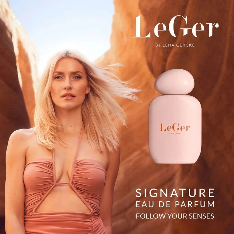 Signature perfume Le Ger by Lena Gercke packaging by Highlight London