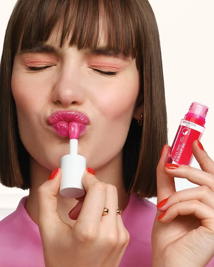 S.O.S Lip Oil Bourjois packaging by Highlight London
