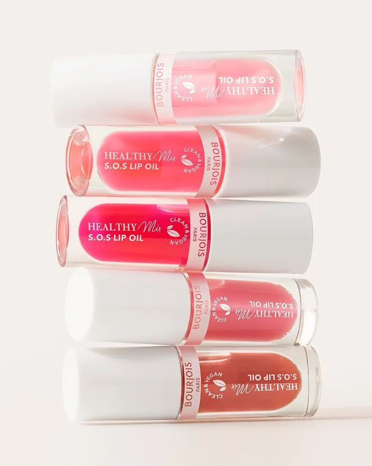 S.O.S Lip Oil Bourjois packaging by Highlight London