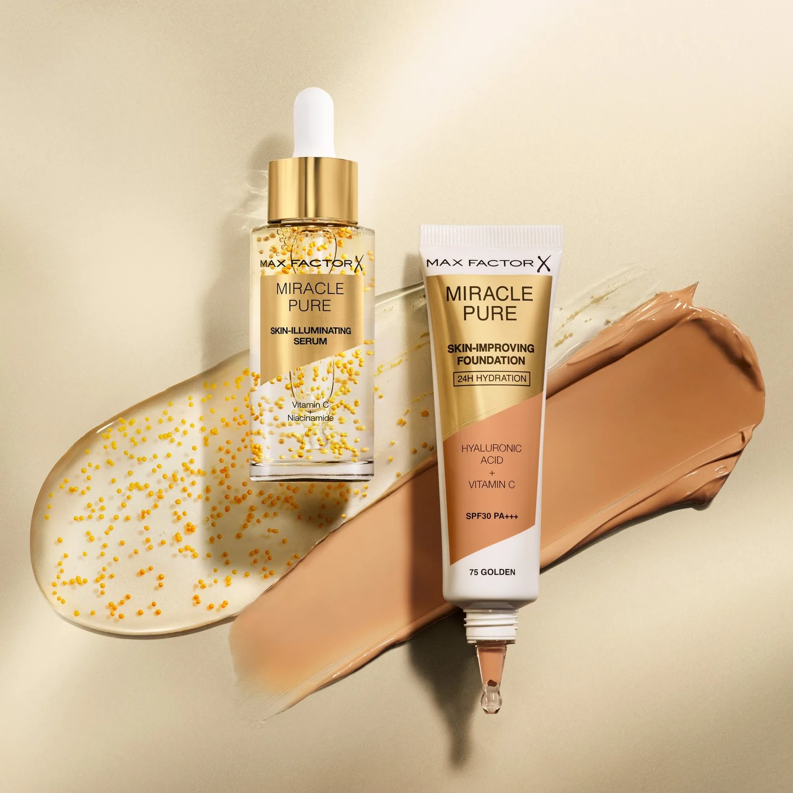 Miracle Pure Family for Max Factor, packaging by Highlight London