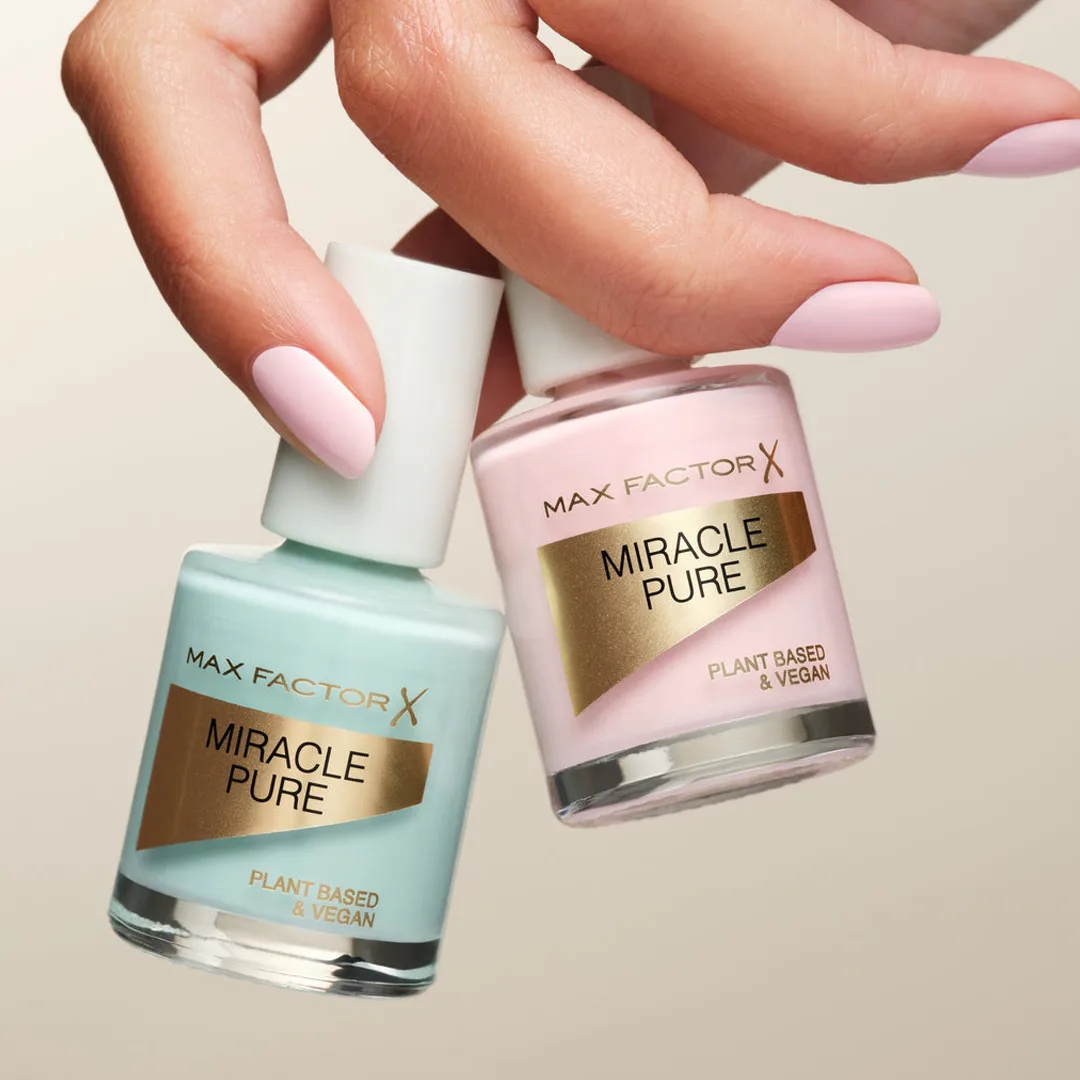 Miracle Pure Family Max Factor packaging by Highlight London