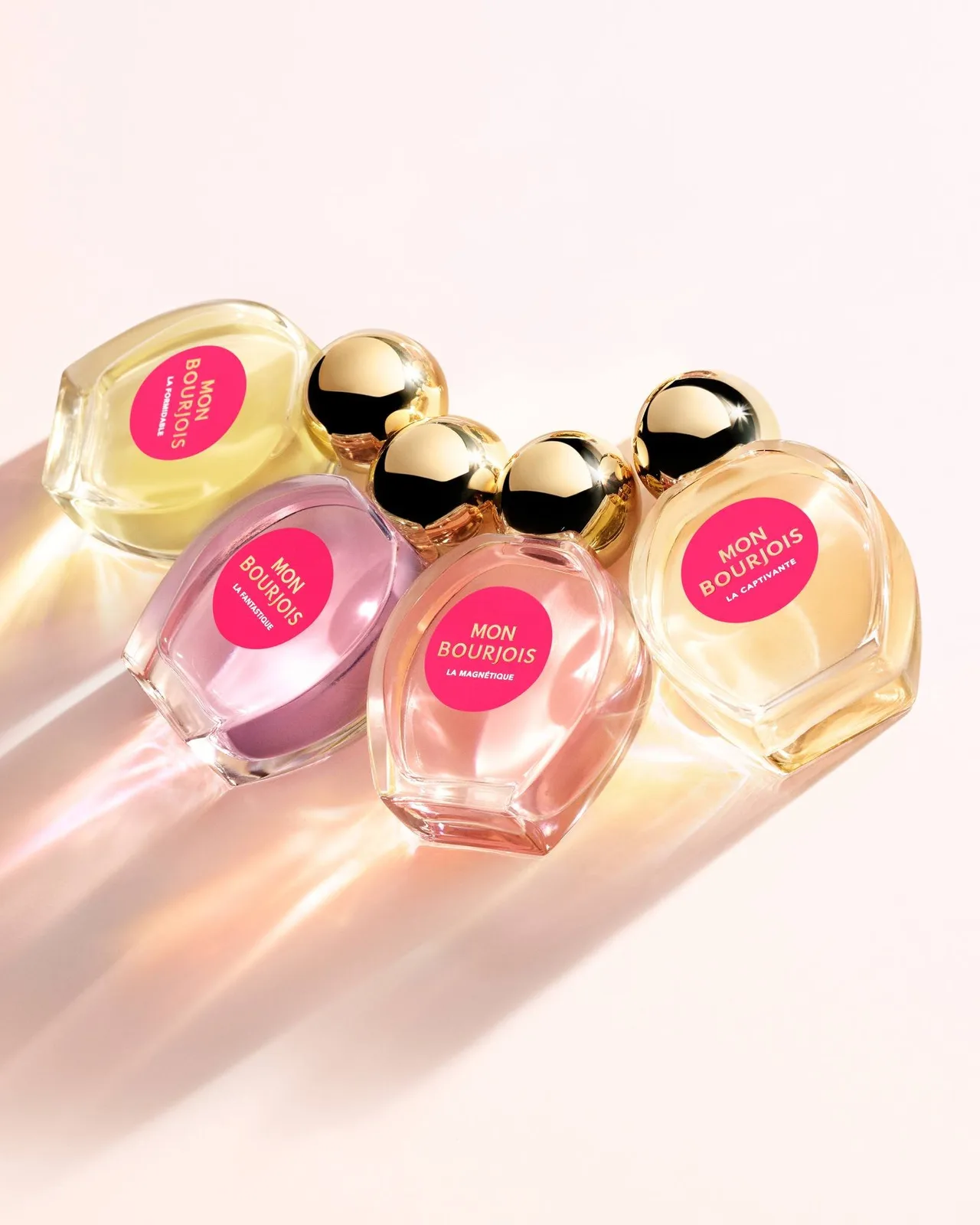 Mon Bourjois perfume for Bourjois, packaging by Highlight London