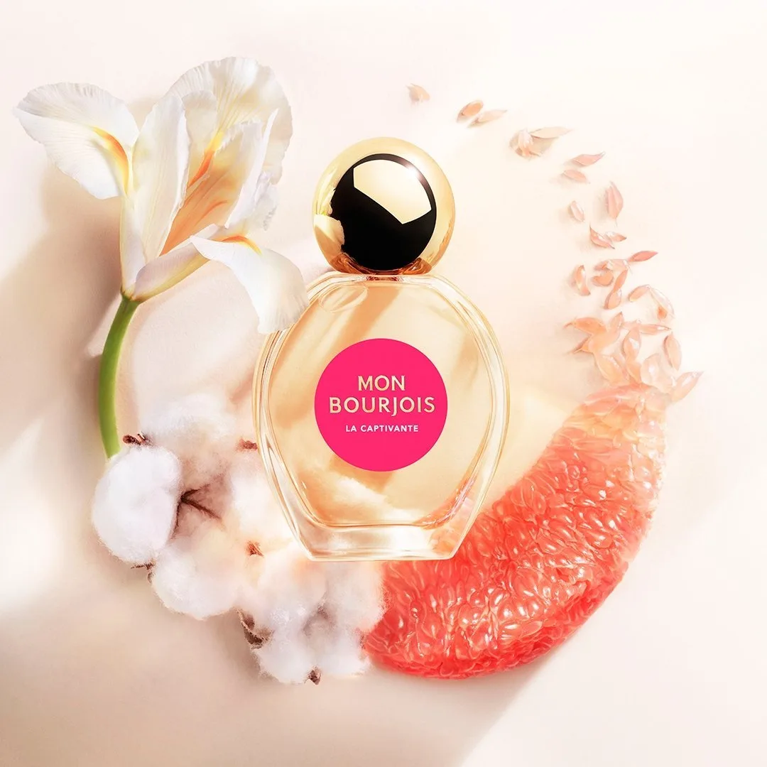 Mon Bourjois perfume Bourjois packaging by Highlight London