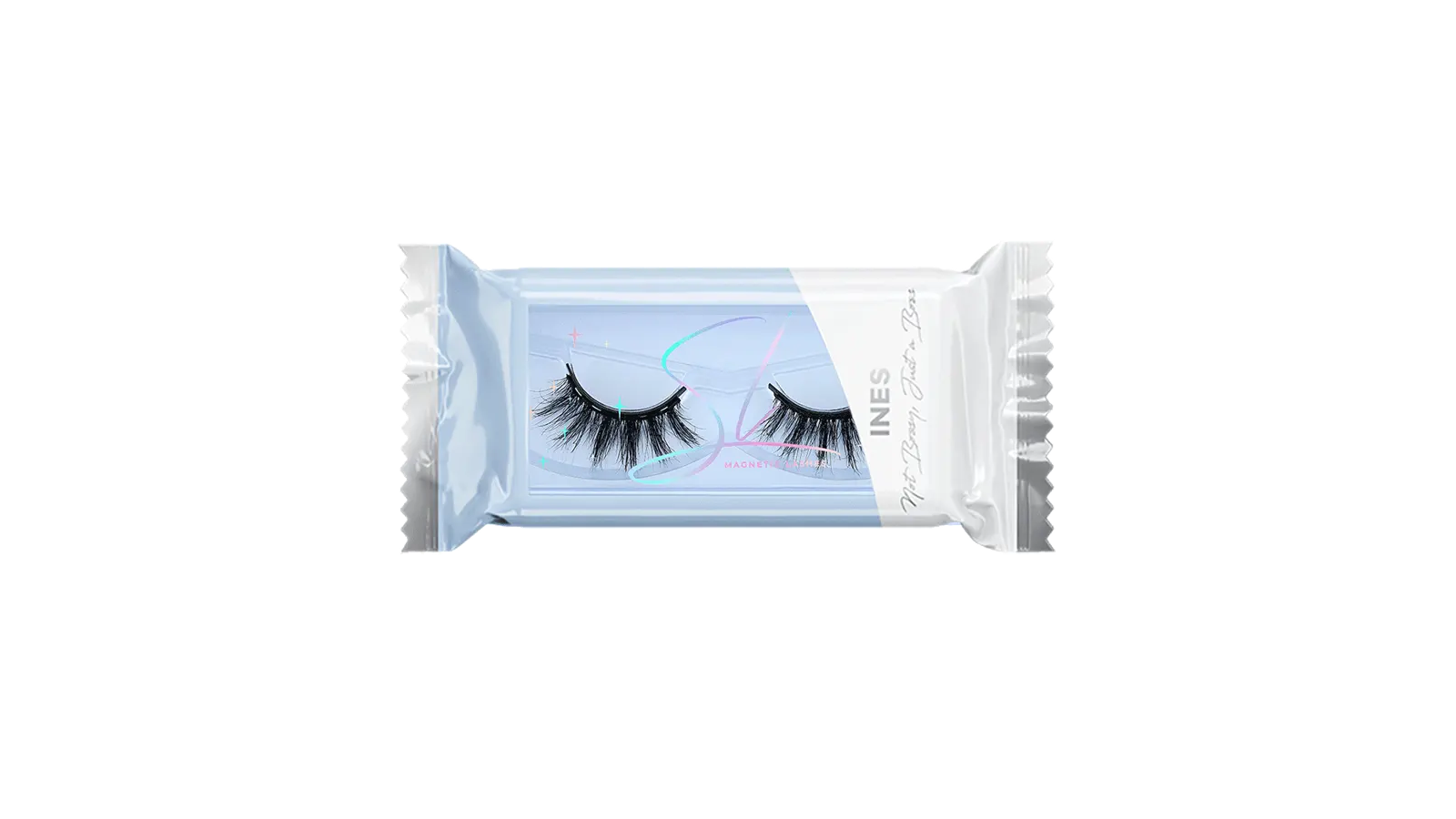 Magnetic lashes for SL Magnetic, packaging by Highlight London