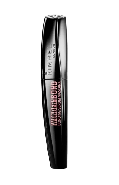 Rimmel Wonder'Bond mascara packaging by Highlight London